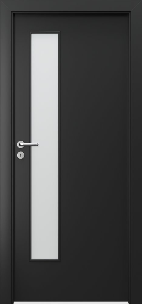 Posuvné interiérové dveře PORTA FIT I.1 - dýha CPL HQ 0,2 - černá