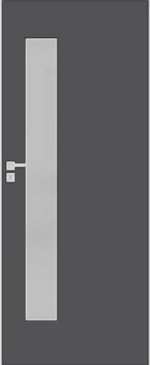 Interiérové dveře DRE DECO 10 - laminát CPL - tmavě šedá