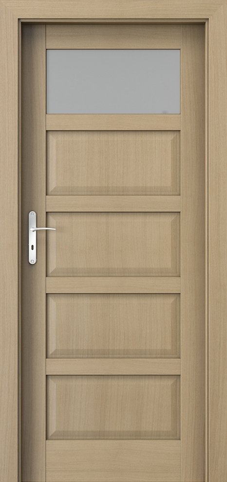 Interiérové dveře PORTA TOLEDO 1 - přírodní dýha Standard - dub 1