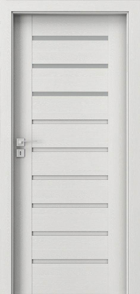 Posuvné interiérové dveře PORTA KONCEPT A.3 - dýha Portasynchro 3D - wenge bílá
