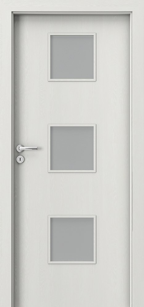 Posuvné interiérové dveře PORTA FIT C.3 - dýha Portasynchro 3D - wenge bílá
