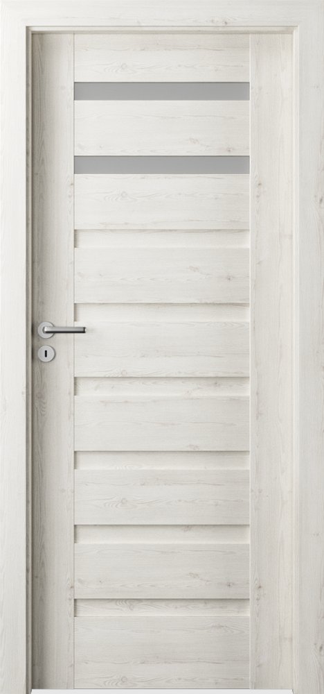 Posuvné interiérové dveře VERTE PREMIUM D - D2 - dýha Portasynchro 3D - borovice norská