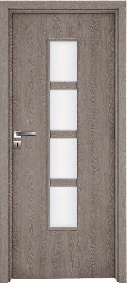 Interiérové dveře INVADO DOLCE 2 - Eco-Fornir forte - dub šedý B476