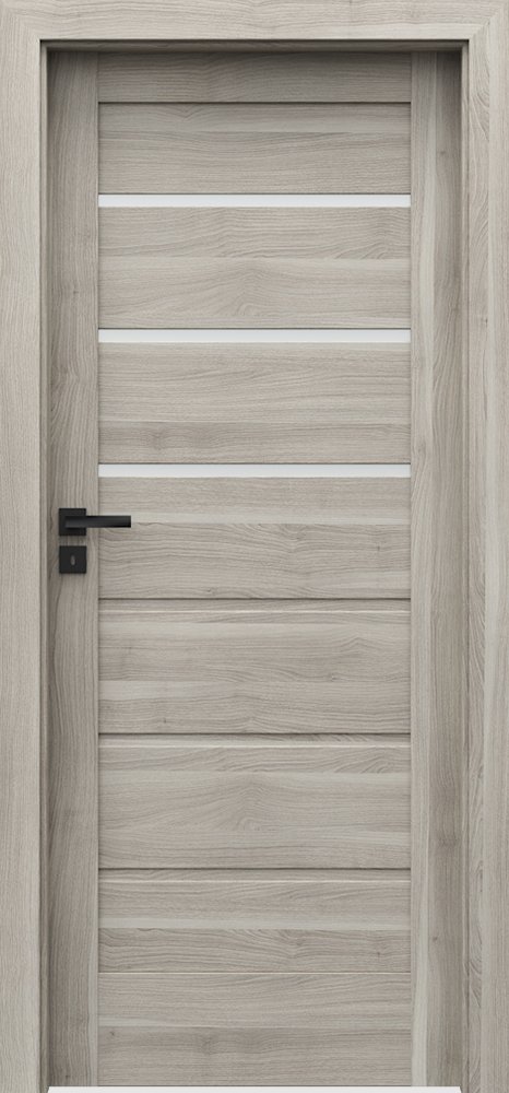 Interiérové dveře VERTE HOME J - J3 - dýha Portasynchro 3D - akát stříbrný