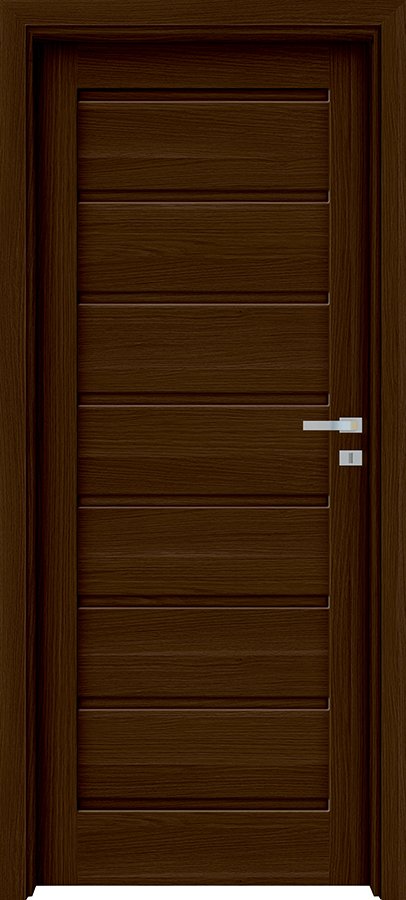Interiérové dveře INVADO LINEA FORTE 1 - Eco-Fornir forte - ořech duro B473