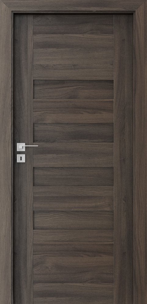 Interiérové dveře PORTA KONCEPT H.0 - dýha Portasynchro 3D - dub tmavý