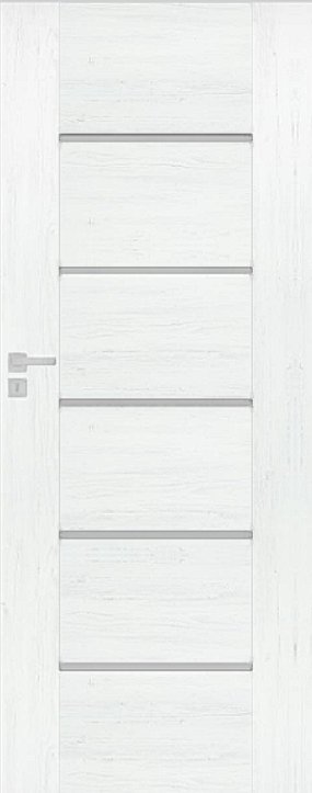 Interiérové dveře DRE AURI - model 0 - dýha DRE-Cell - borovice bílá