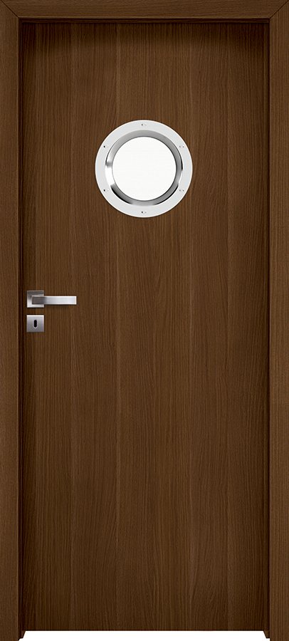 Interiérové dveře INVADO NORMA DECOR 6 - Eco-Fornir forte - ořech duro B473