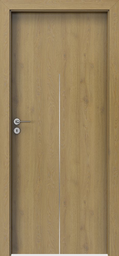 Interiérové dveře PORTA LINE H.1 - dýha CPL HQ 0,2 - dub přírodní