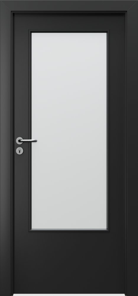 Posuvné interiérové dveře PORTA Laminát CPL 1.3 - dýha CPL HQ 0,2 - černá