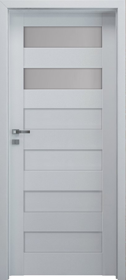 Posuvné interiérové dveře INVADO NOGARO 4 - Eco-Fornir laminát CPL - bílá B490