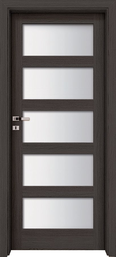 Interiérové dveře INVADO LARINA NUBE 3 - dýha Enduro 3D - antracit B637