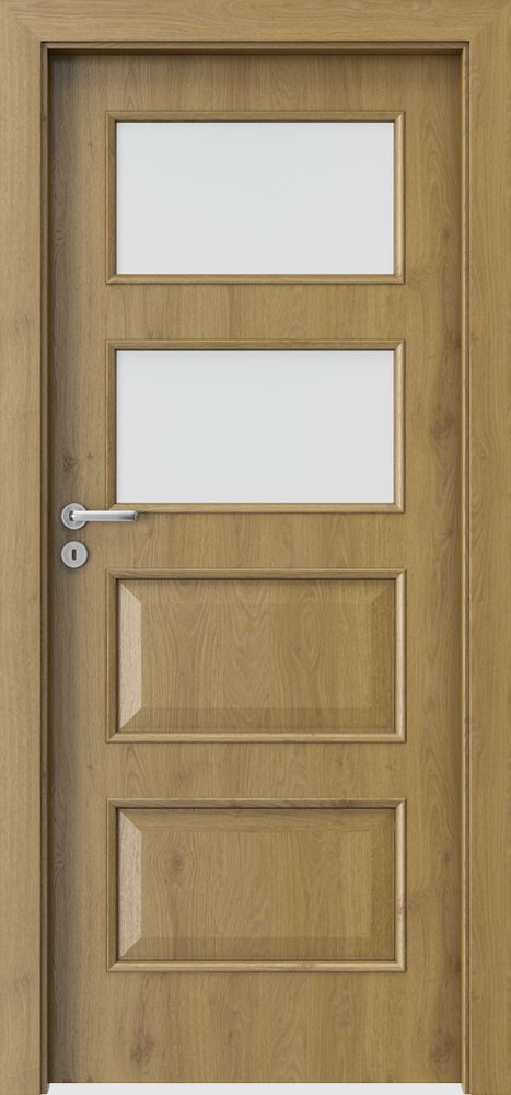 Interiérové dveře PORTA NOVA 5.3 - dýha Portaperfect 3D - dub přírodní