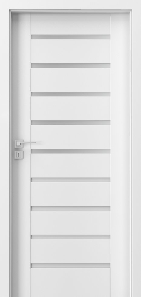 Posuvné interiérové dveře PORTA KONCEPT A.5 - dýha Portadecor - bílá