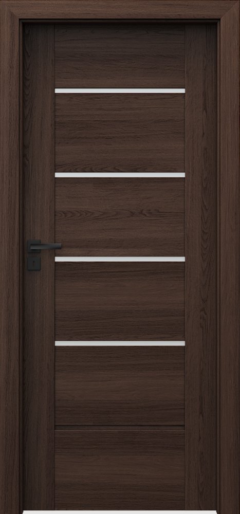 Interiérové dveře VERTE PREMIUM E - E4 - dýha Portaperfect 3D - dub Havana