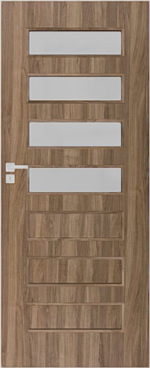 Interiérové dveře DRE PLUS 40 - dekorativní dýha 3D - ořech americký