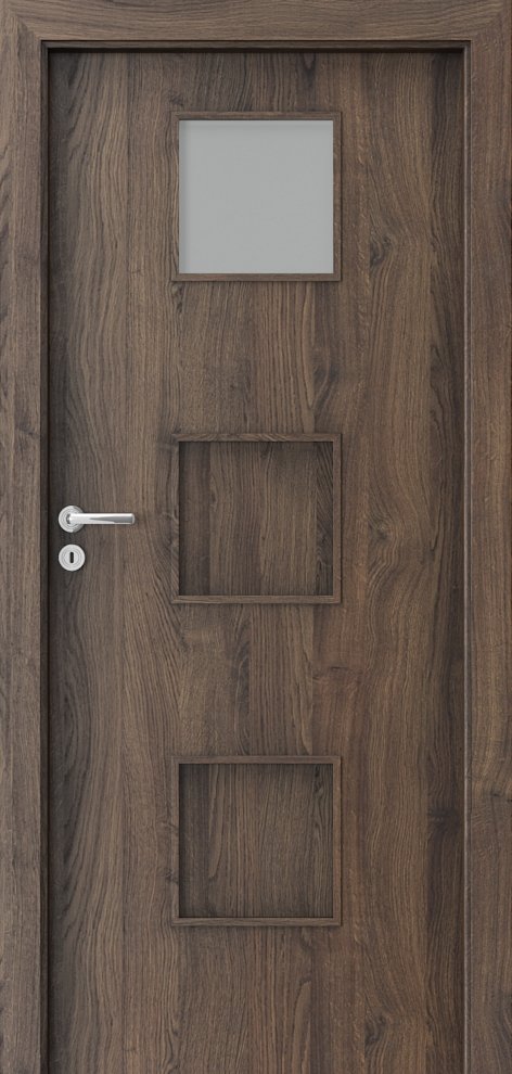 Interiérové dveře PORTA FIT C.1 - dýha Portasynchro 3D - dub šarlatový