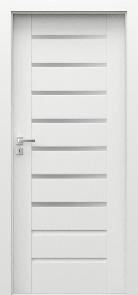 Posuvné interiérové dveře PORTA KONCEPT A.7 - folie Premium - bílá