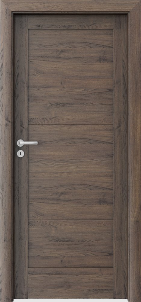 Interiérové dveře VERTE B - B0 - dýha Portasynchro 3D - dub šarlatový