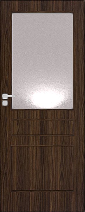 Interiérové dveře DRE CARLA 40 - dekorativní dýha 3D - eben (do vyprodání)
