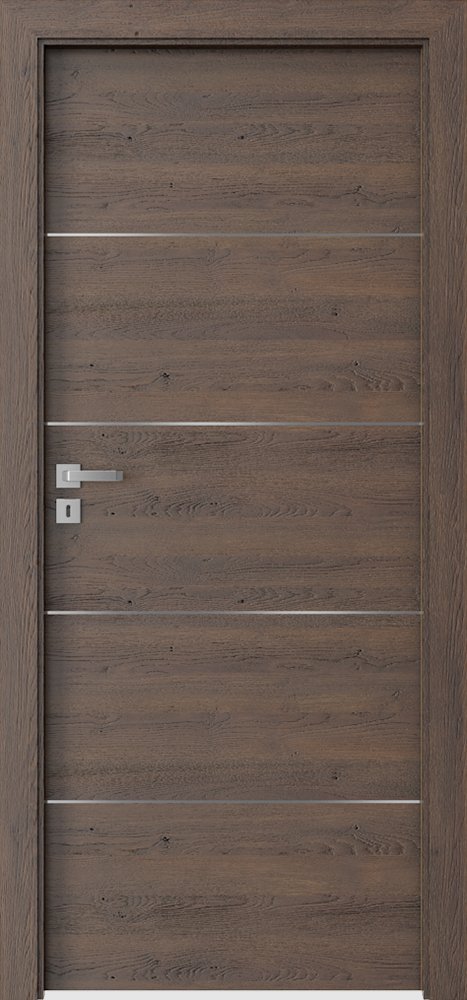 Posuvné interiérové dveře PORTA RESIST E.1 - dýha Gladstone - dub hnědý