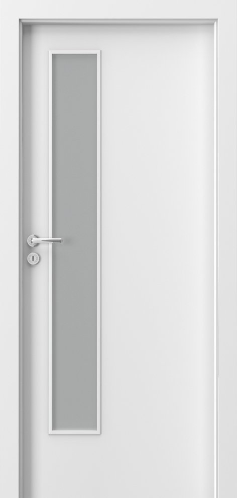 Posuvné interiérové dveře PORTA FIT I.1 - dýha Portadecor - bílá