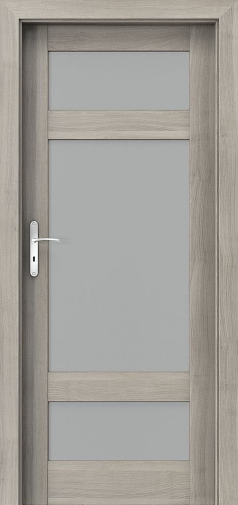 Posuvné interiérové dveře PORTA HARMONY C.3 - dýha Portasynchro 3D - akát stříbrný