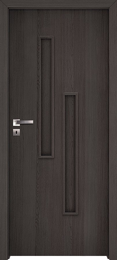 Interiérové dveře INVADO STRADA 1 - dýha Enduro 3D - antracit B637