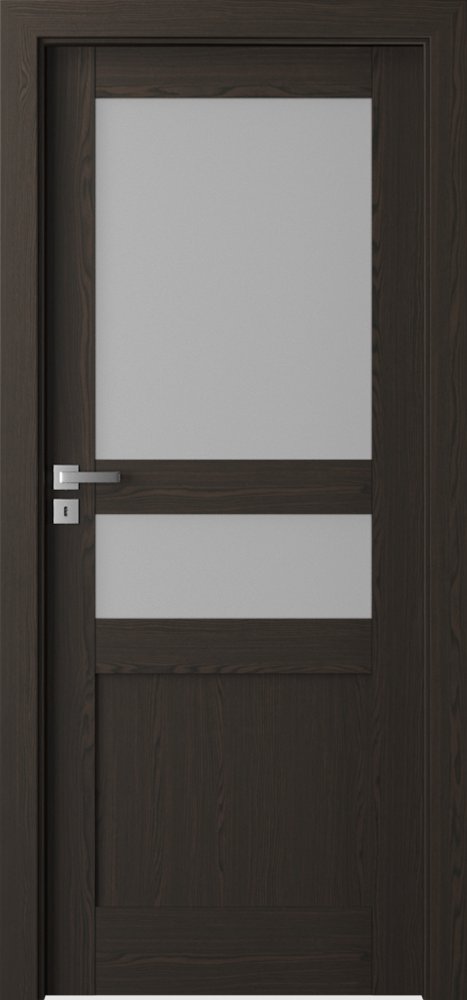 Interiérové dveře PORTA NATURA GRANDE D.1 - přírodní dýha Select - ořech tmavý