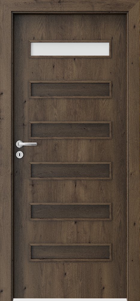 Interiérové dveře PORTA FIT F.1 - dýha Portaperfect 3D - dub jižní