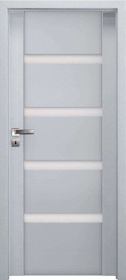 Interiérové dveře INVADO CORATO 5 - Eco-Fornir laminát CPL - bílá B490