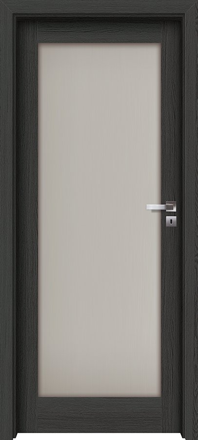 Posuvné interiérové dveře INVADO DOMINO 2 - dýha Enduro 3D - antracit B637