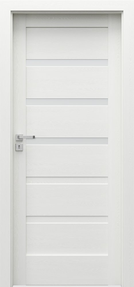 Interiérové dveře VERTE HOME H - H3 - dýha Portasynchro 3D - wenge bílá