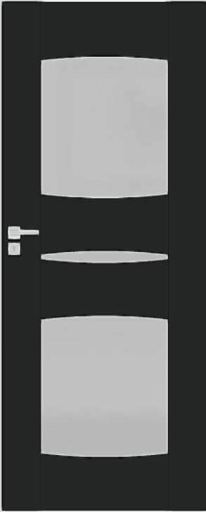 Interiérové dveře DRE ENA - model 4 - dýha DRE-Cell - černá mat 2