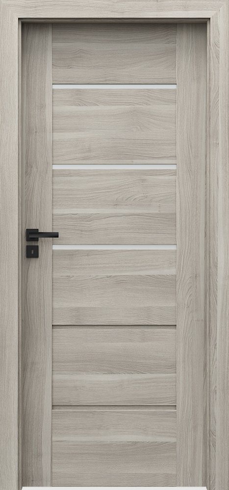 Interiérové dveře VERTE PREMIUM E - E3 - dýha Portasynchro 3D - akát stříbrný