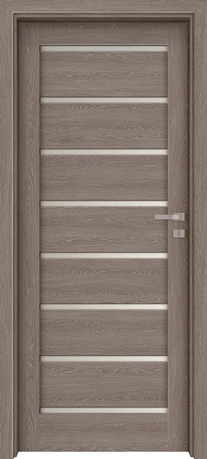 Posuvné interiérové dveře INVADO LINEA FORTE 5 - Eco-Fornir forte - dub šedý B476
