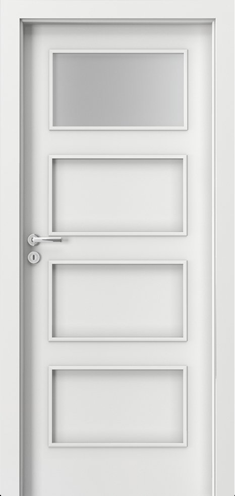 Posuvné interiérové dveře PORTA FIT H.1 - dýha CPL HQ 0,2 - bílá