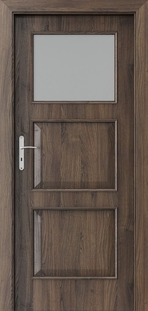 Interiérové dveře PORTA NOVA 4.2 - dýha Portasynchro 3D - dub šarlatový