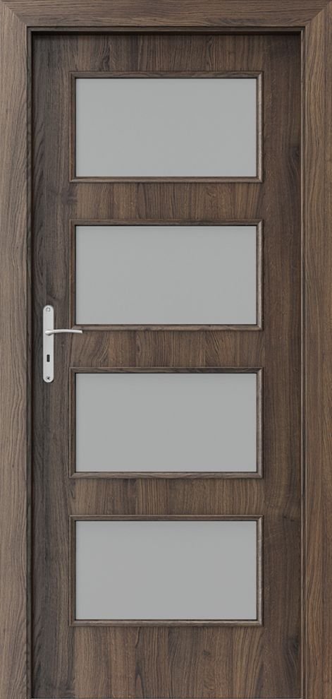 Interiérové dveře PORTA NOVA 5.5 - dýha Portasynchro 3D - dub šarlatový