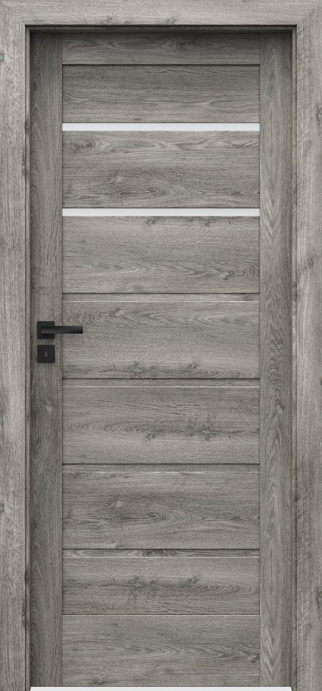 Posuvné interiérové dveře VERTE HOME J - J2 - dýha Portaperfect 3D - dub Sibiřský