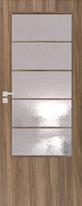 Interiérové dveře DRE ARTE B 30 - dekorativní dýha 3D - ořech americký