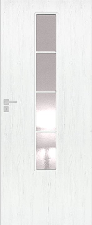 Interiérové dveře DRE ARTE B 50 - dýha DRE-Cell - borovice bílá