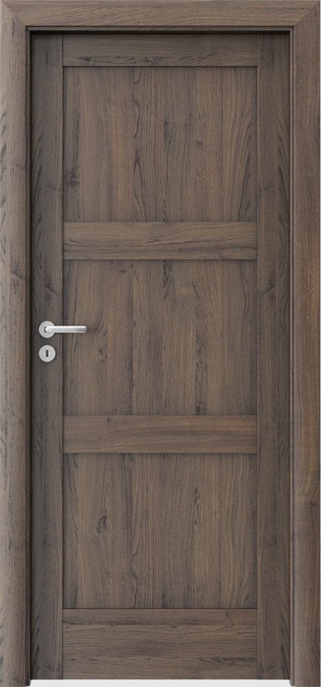 Posuvné interiérové dveře VERTE N - N0 - dýha Portasynchro 3D - dub šarlatový