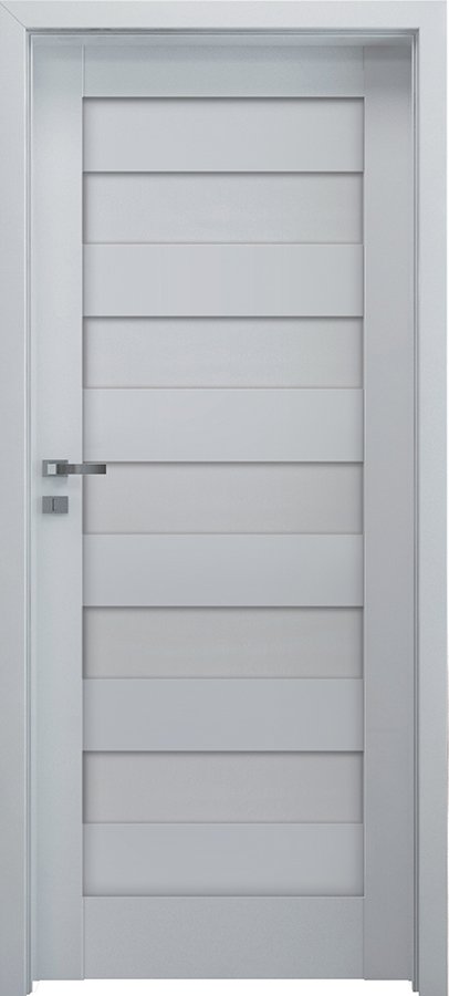 Posuvné interiérové dveře INVADO LIVATA 1 - Eco-Fornir laminát CPL - bílá B490