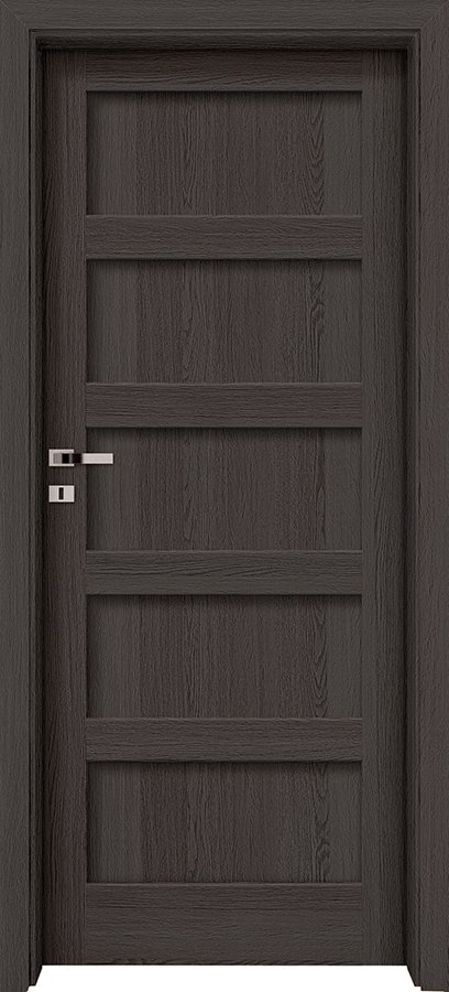 Posuvné interiérové dveře INVADO LARINA NUBE 1 - dýha Enduro 3D - antracit B637