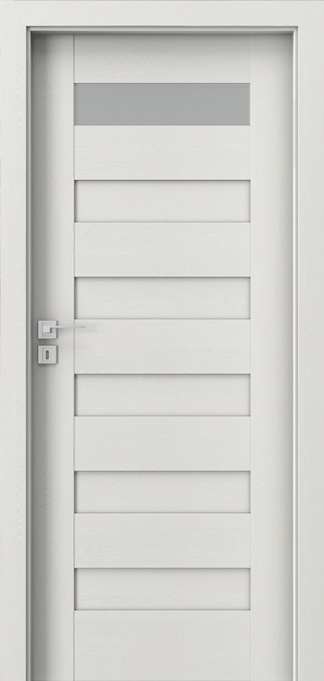 Posuvné interiérové dveře PORTA KONCEPT C.1 - dýha Portasynchro 3D - wenge bílá
