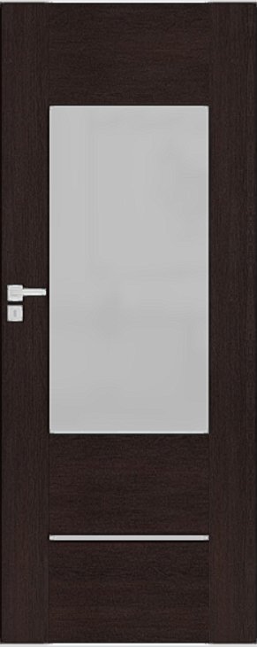 Interiérové dveře DRE AURI - model 3 - dýha DRE-Cell - wenge tmavý