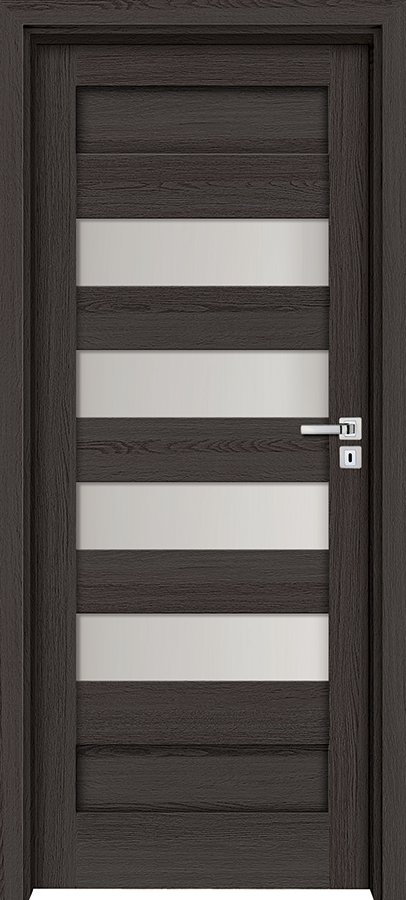 Interiérové dveře INVADO NOGARO 2 - dýha Enduro 3D - antracit B637