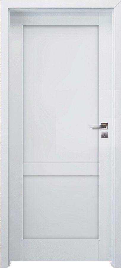 Posuvné interiérové dveře INVADO BIANCO NEVE 1 - Eco-Fornir laminát CPL - bílá B490