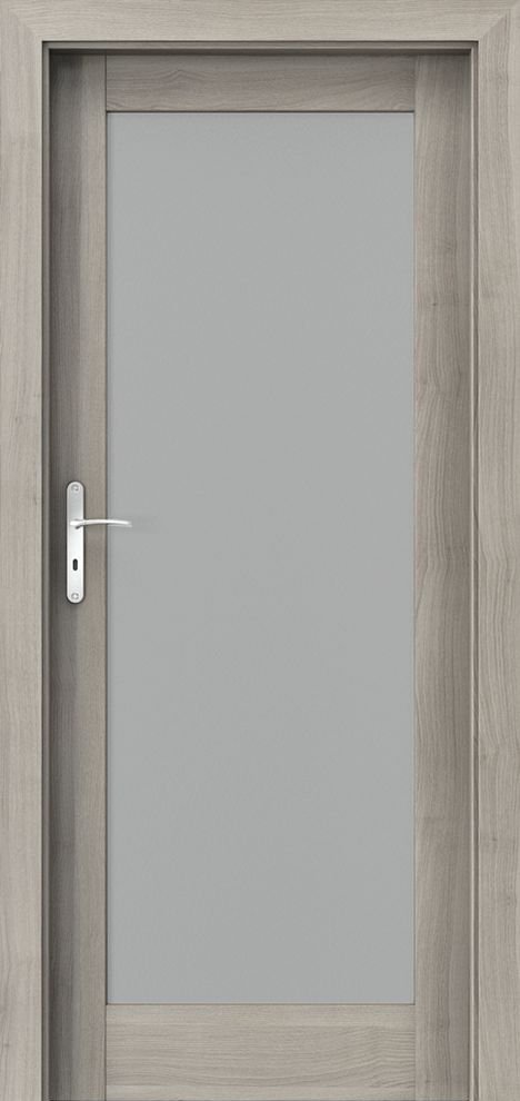 Posuvné interiérové dveře PORTA BALANCE B.1 - dýha Portasynchro 3D - akát stříbrný